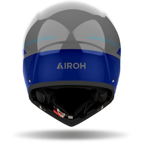 Casco Jet Airoh J 110 Slim Blue Gloss