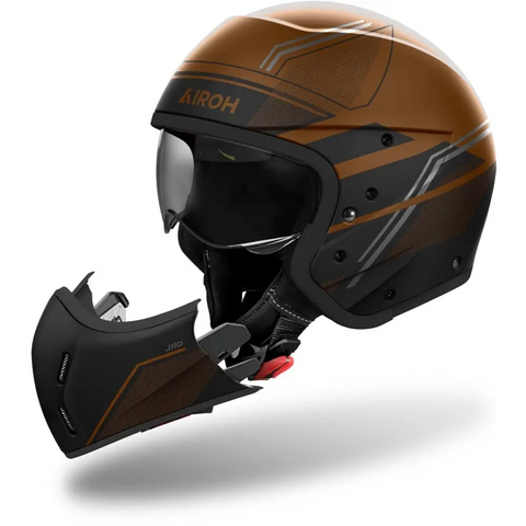 Casco Jet Airoh J 110 Slim Bronze Matt
