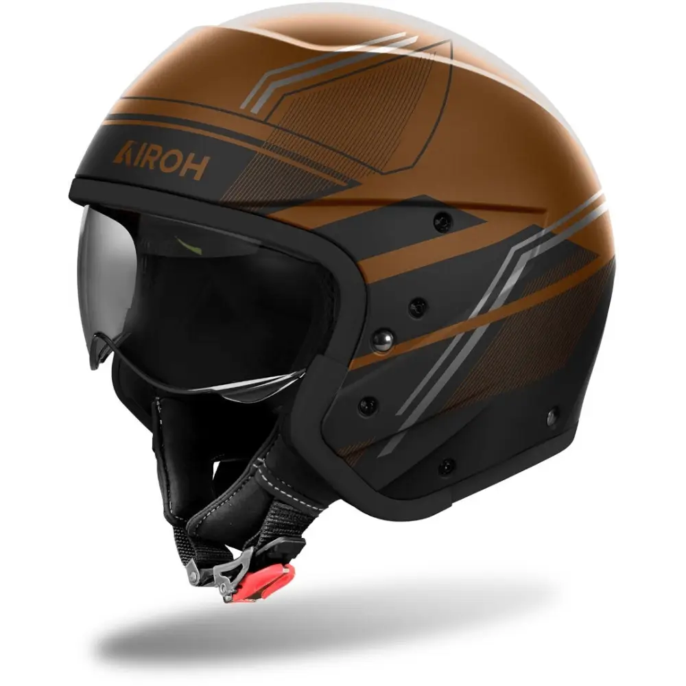 Casco Jet Airoh J 110 Slim Bronze Matt