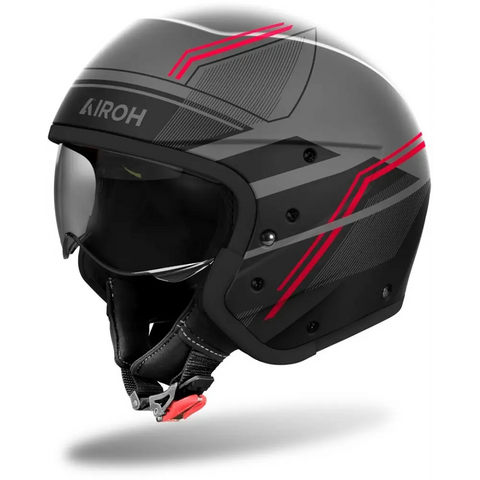 Casco Jet Airoh J 110 Slim Red Matt