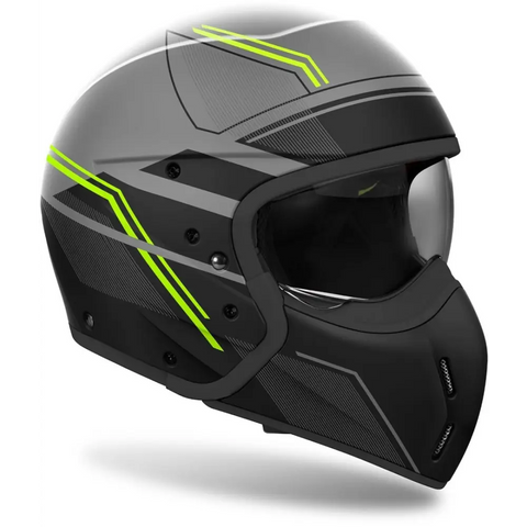 Casco Jet Airoh J 110 Slim Yellow Matt