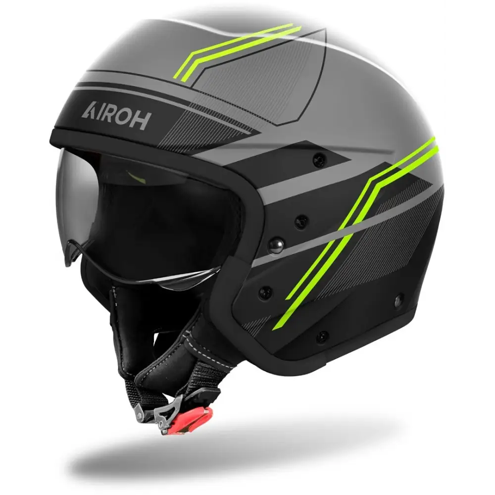Casco Jet Airoh J 110 Slim Yellow Matt