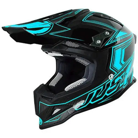 Casco Just 1 J12 Carbon Fluo Blue