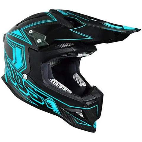 Casco Just 1 J12 Carbon Fluo Blue