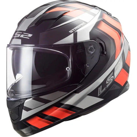 Casco LS2 FF320 Stream Evo Loop Black/Orange