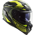 Casco LS2 FF327 Challenger Carbon Thorn Black/Green