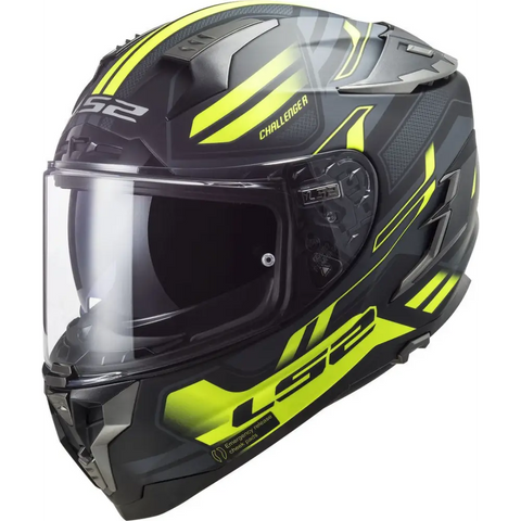 Casco LS2 FF327 Challenger Spin Black/Yellow