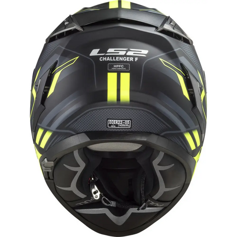 Casco LS2 FF327 Challenger Spin Black/Yellow