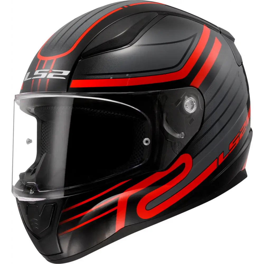 Casco LS2 FF353 Rapid ll Circuit Black/Red | Moto-Rad® México 🇲🇽