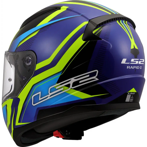 Casco LS2 FF353 Rapid ll Flitz Blue/Neon Yellow