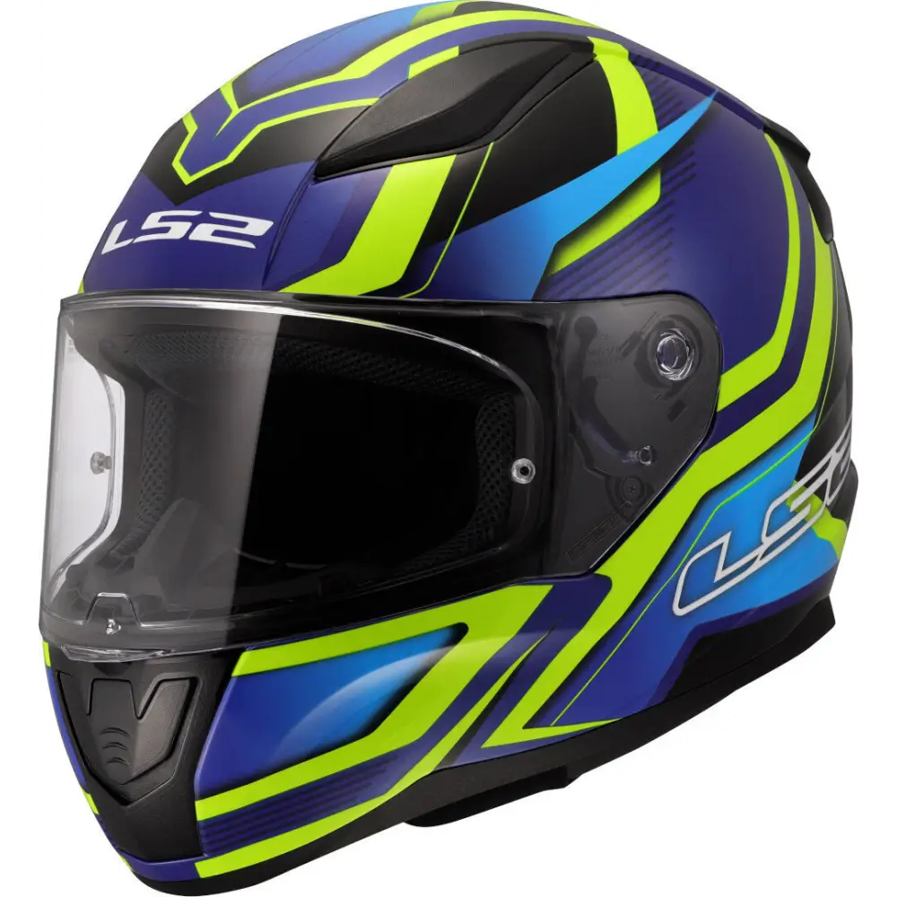 Casco LS2 FF353 Rapid ll Flitz Blue/Neon Yellow