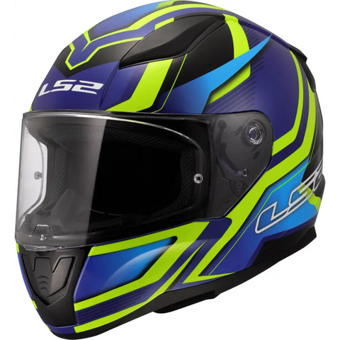 Casco LS2 FF353 Rapid ll Flitz Blue/Neon Yellow