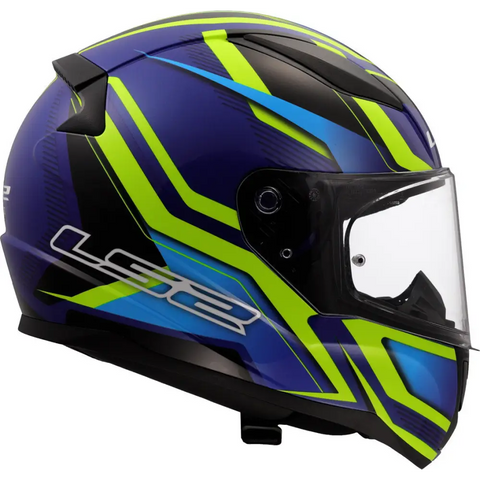 Casco LS2 FF353 Rapid ll Flitz Blue/Neon Yellow