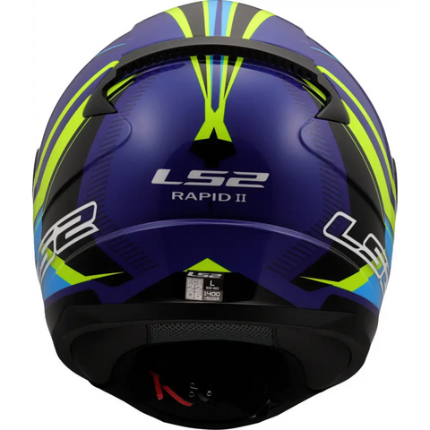 Casco LS2 FF353 Rapid ll Flitz Blue/Neon Yellow
