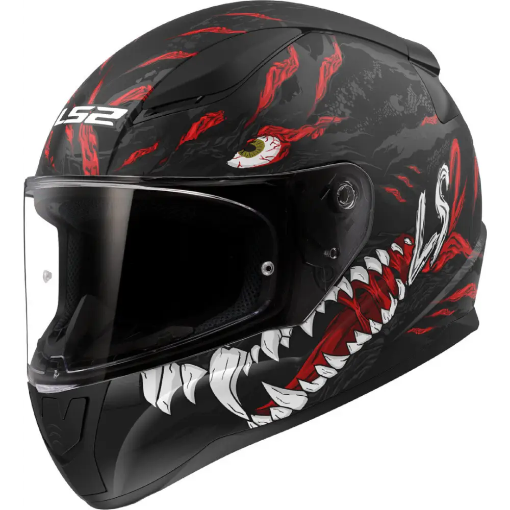 Casco LS2 FF353 Rapid ll Kaiju Matt Black/Red/White