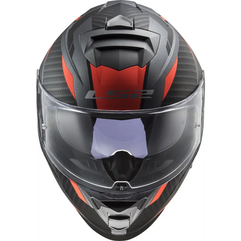 Casco LS2 FF800 Storm ll Racer Matt Titanium/Orange
