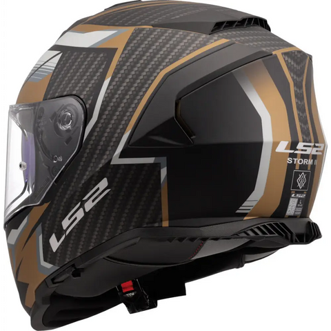 Casco LS2 FF800 Storm ll Tracker Gold Matt