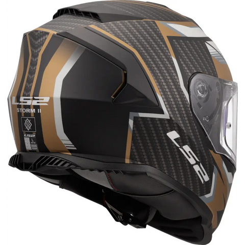 Casco LS2 FF800 Storm ll Tracker Gold Matt