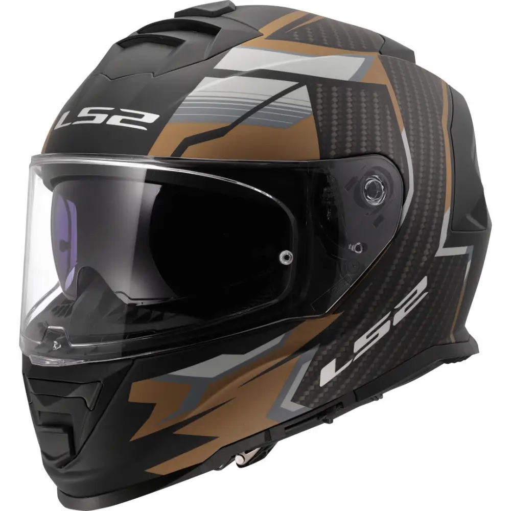 Casco LS2 FF800 Storm ll Tracker Gold Matt