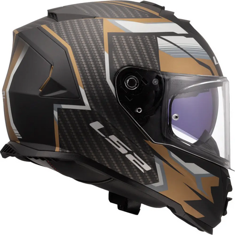 Casco LS2 FF800 Storm ll Tracker Gold Matt