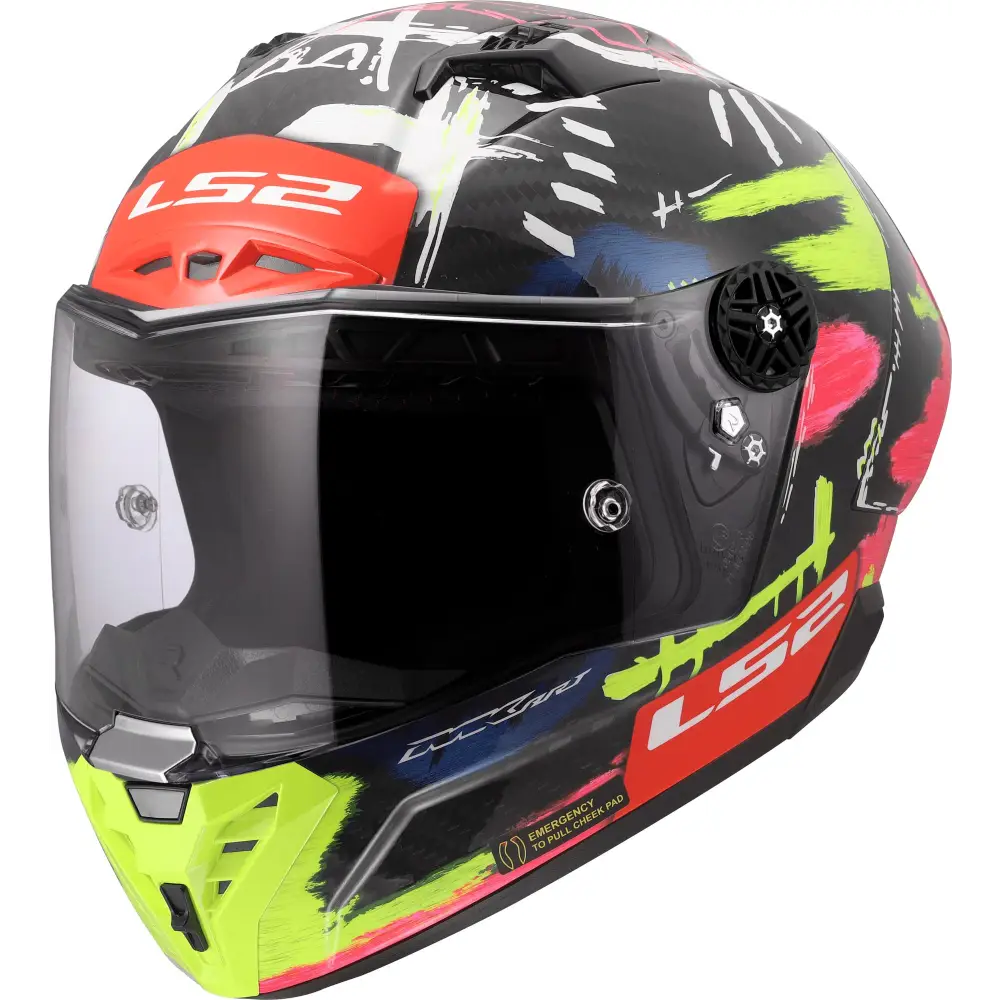 Casco LS2 FF805 Thunder Carbon GP Aero Aldeguer 25 Replica