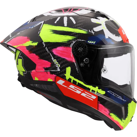 Casco LS2 FF805 Thunder Carbon GP Aero Aldeguer 25 Replica