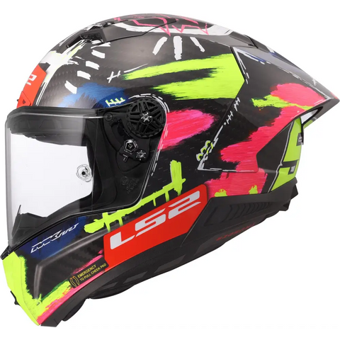 Casco LS2 FF805 Thunder Carbon GP Aero Aldeguer 25 Replica