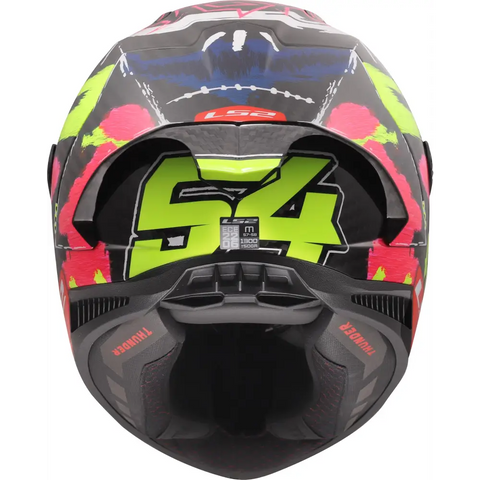 Casco LS2 FF805 Thunder Carbon GP Aero Aldeguer 25 Replica