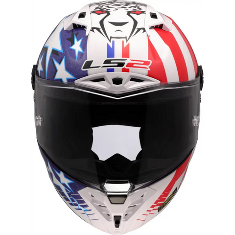 Casco LS2 FF805 Thunder Carbon GP Aero Baz Replica