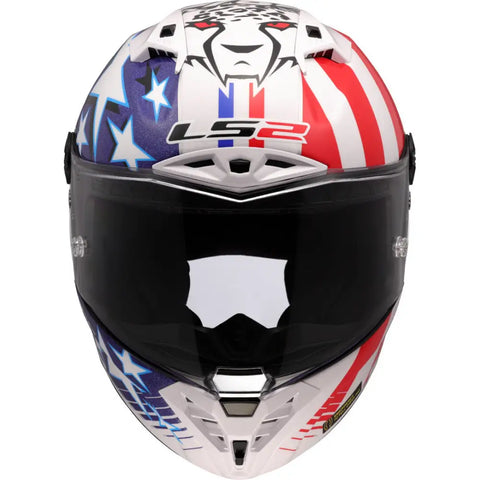 Casco LS2 FF805 Thunder Carbon GP Aero Baz Replica