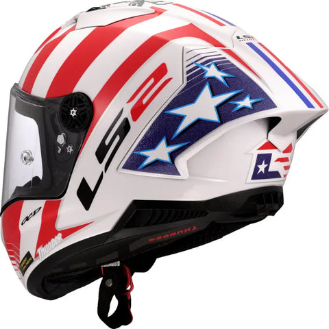 Casco LS2 FF805 Thunder Carbon GP Aero Baz Replica