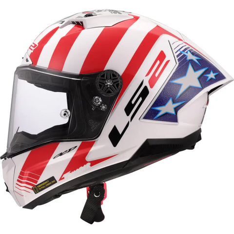 Casco LS2 FF805 Thunder Carbon GP Aero Baz Replica