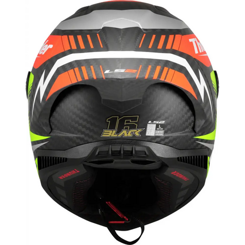 Casco LS2 FF805 Thunder Carbon GP Aero Black Replica