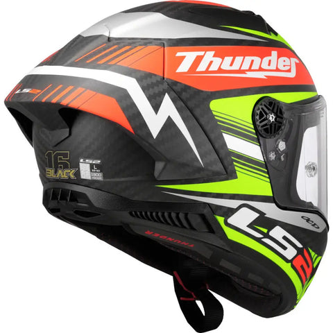 Casco LS2 FF805 Thunder Carbon GP Aero Black Replica