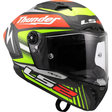 Casco LS2 FF805 Thunder Carbon GP Aero Black Replica
