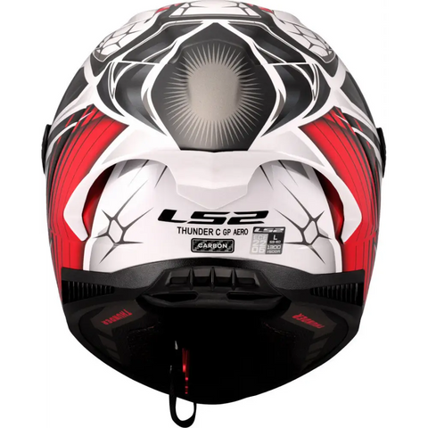 Casco LS2 FF805 Thunder Carbon GP Aero Perolari Replica