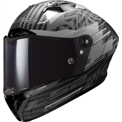 Casco LS2 FF805 Thunder Carbon GP Aero Polar Matt Black