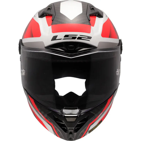 Casco LS2 FF805 Thunder Carbon GP Aero Raute Black/Red