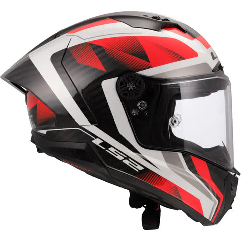 Casco LS2 FF805 Thunder Carbon GP Aero Raute Black/Red