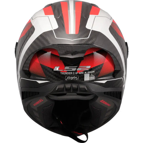 Casco LS2 FF805 Thunder Carbon GP Aero Raute Black/Red