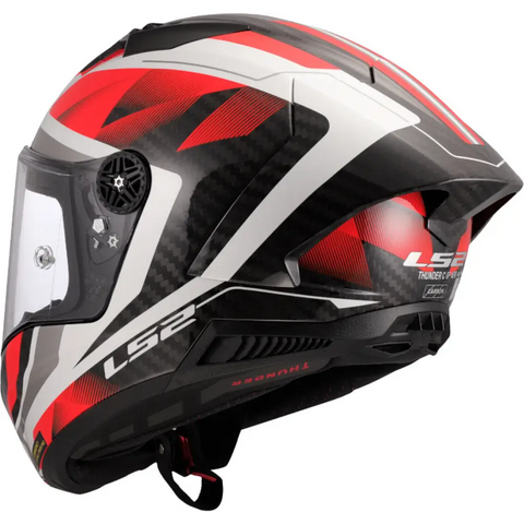 Casco LS2 FF805 Thunder Carbon GP Aero Raute Black/Red