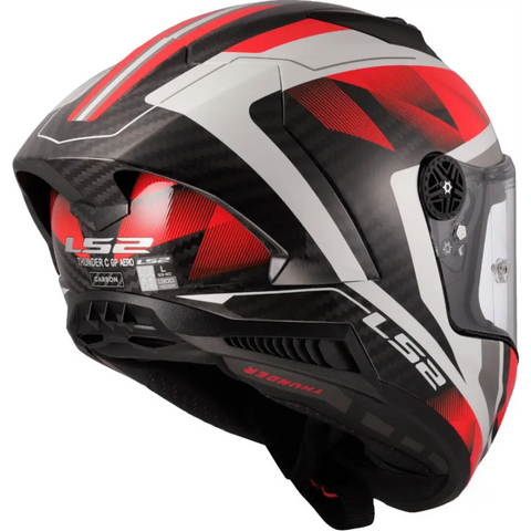 Casco LS2 FF805 Thunder Carbon GP Aero Raute Black/Red