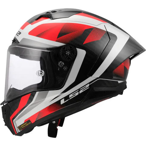 Casco LS2 FF805 Thunder Carbon GP Aero Raute Black/Red