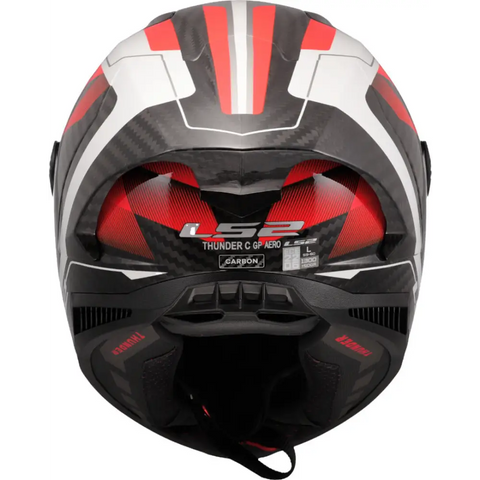 Casco LS2 FF805 Thunder Carbon GP Aero Raute Black/Red