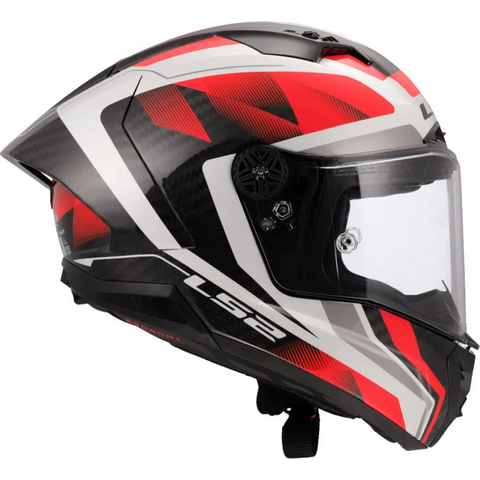 Casco LS2 FF805 Thunder Carbon GP Aero Raute Black/Red