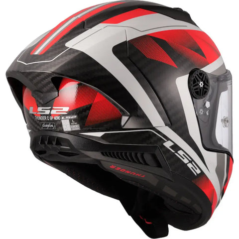 Casco LS2 FF805 Thunder Carbon GP Aero Raute Black/Red