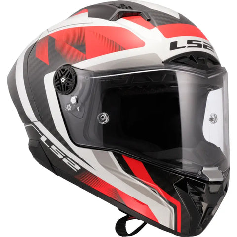 Casco LS2 FF805 Thunder Carbon GP Aero Raute Black/Red