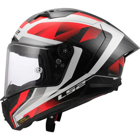 Casco LS2 FF805 Thunder Carbon GP Aero Raute Black/Red