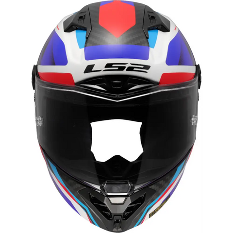 Casco LS2 FF805 Thunder Carbon GP Aero Raute White/Blue/Red