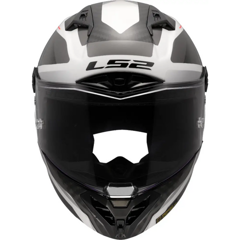 Casco LS2 FF805 Thunder Carbon GP Aero Raute White/Gray